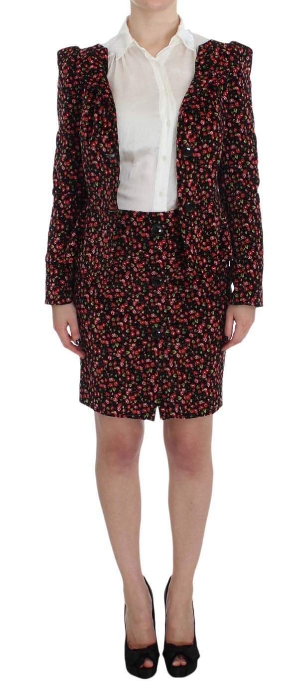 BENCIVENGA  Multicolor Floral Suit #women, BENCIVENGA, Catch, feed-agegroup-adult, feed-color-multicolor, feed-gender-female, feed-size-L, Gender_Women, Kogan, L, Multicolor, Skirts - Women - Clothing, Suits & Blazers - Women - Clothing at SEYMAYKA