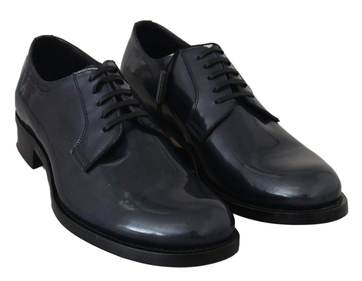 Dolce & Gabbana  Blue Leather Derby Dress Formal Shoes #men, Blue, Brand_Dolce & Gabbana, Catch, Category_Shoes, Dolce & Gabbana, EU39/US6, feed-agegroup-adult, feed-color-blue, feed-gender-male, feed-size-US6, Formal - Men - Shoes, Gender_Men, Kogan, Shoes - New Arrivals at SEYMAYKA