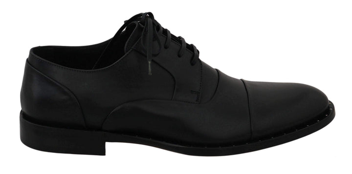 Dolce & Gabbana  Black Leather Derby Formal Shoes #men, Black, Brand_Dolce & Gabbana, Catch, Category_Shoes, Dolce & Gabbana, EU39/US6, EU44/US11, EU45/US12, feed-agegroup-adult, feed-color-black, feed-gender-male, feed-size-US11, feed-size-US12, feed-size-US6, Formal - Men - Shoes, Gender_Men, Kogan, Shoes - New Arrivals at SEYMAYKA