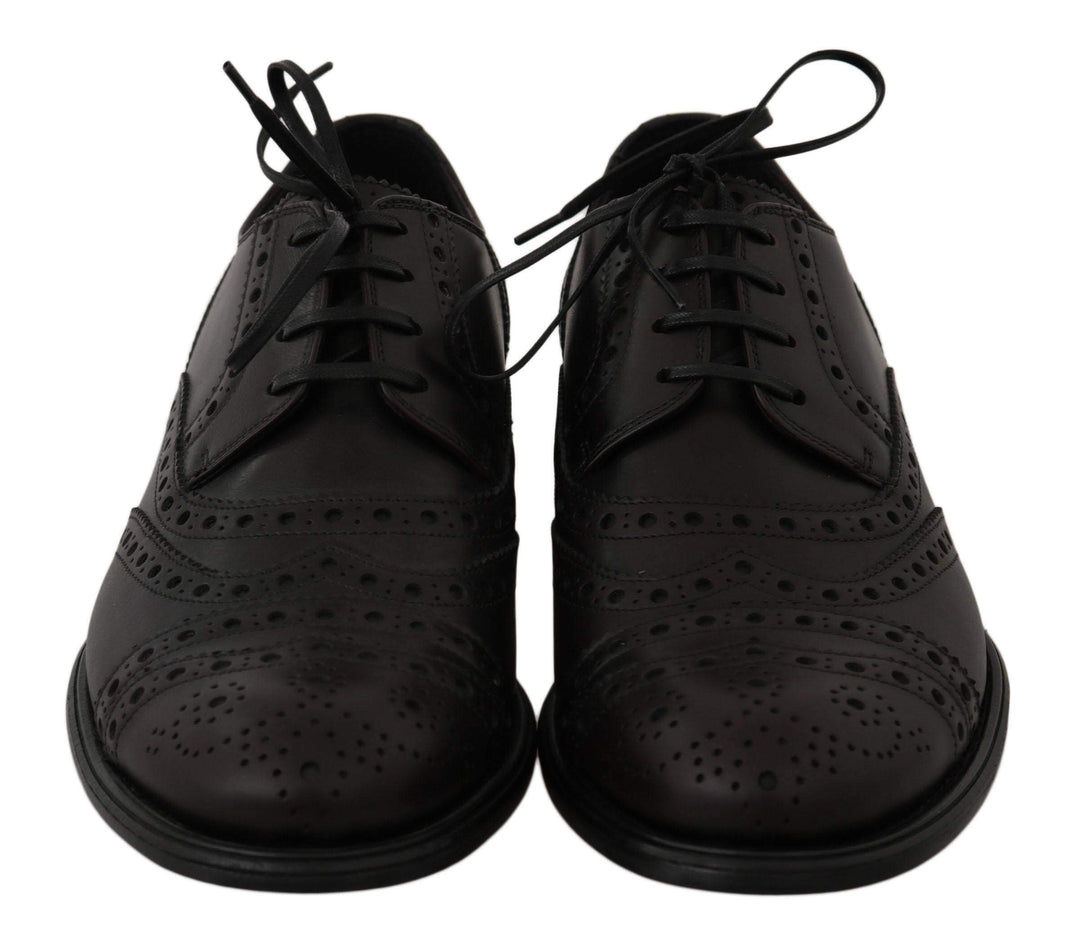 Dolce & Gabbana  Black Leather Wingtip Oxford Dress  Shoes #men, Bordeaux, Brand_Dolce & Gabbana, Catch, Category_Shoes, Dolce & Gabbana, EU39/US6, EU40/US7, feed-agegroup-adult, feed-color-bordeaux, feed-gender-male, feed-size-US6, feed-size-US7, Formal - Men - Shoes, Gender_Men, Kogan, Shoes - New Arrivals at SEYMAYKA