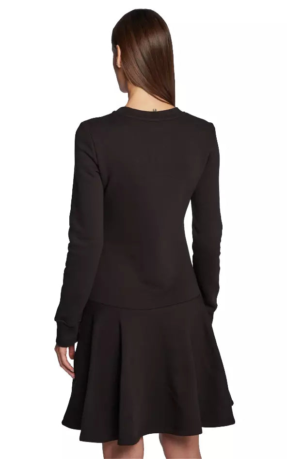 Love Moschino Black Cotton Dress