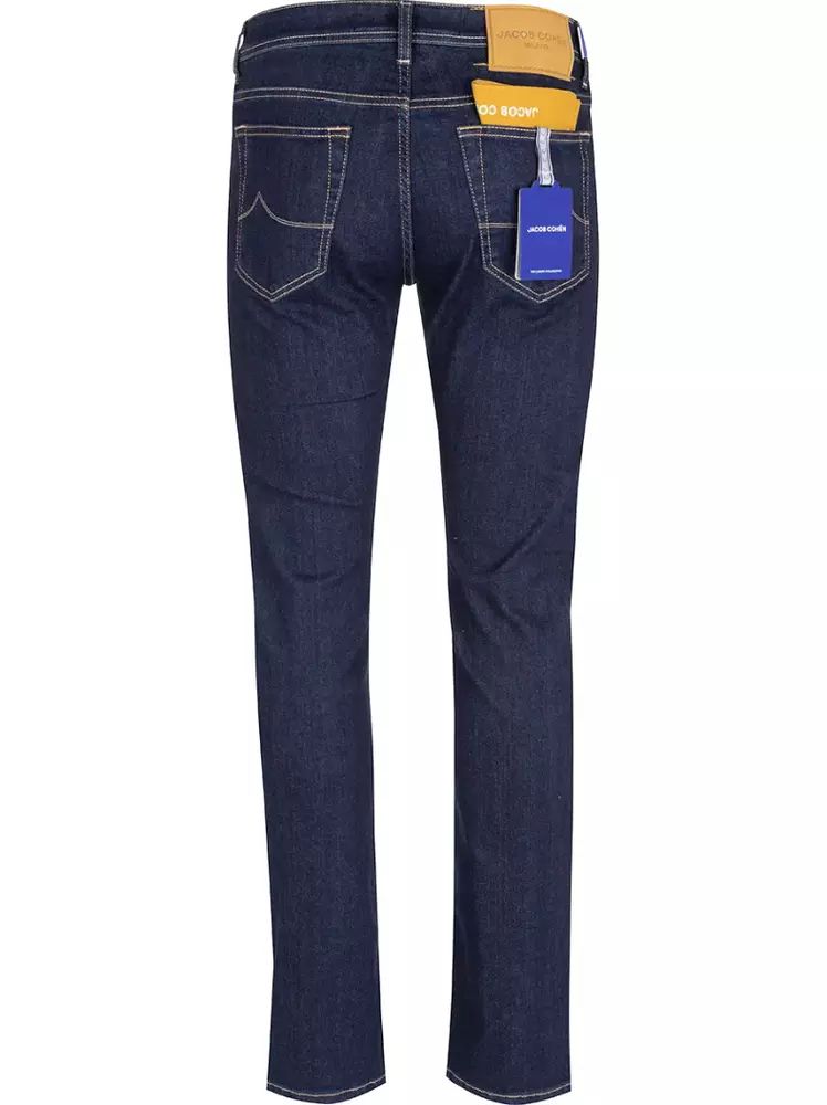 Blue Cotton Jeans & Pant