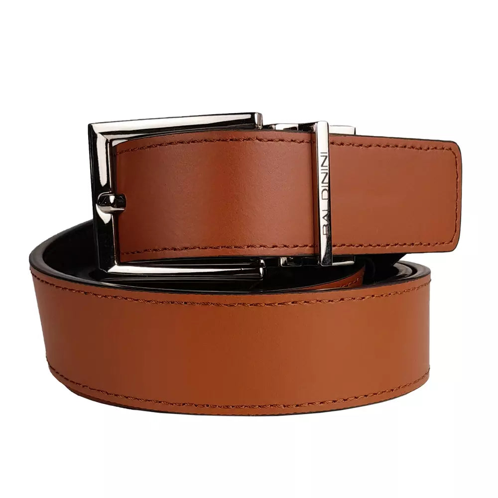 Baldinini Trend Brown Leather Di Calfskin Belt