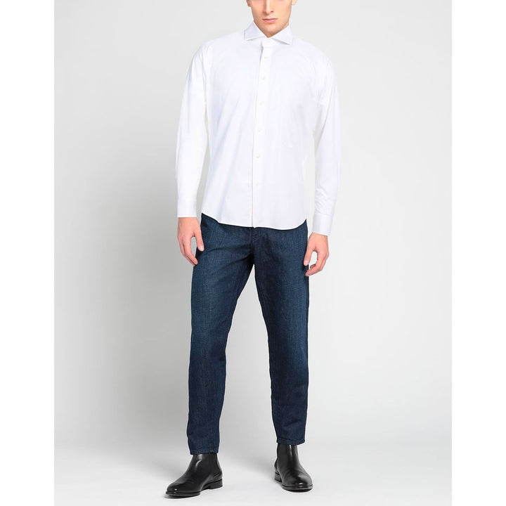 Aquascutum White Cotton Shirt