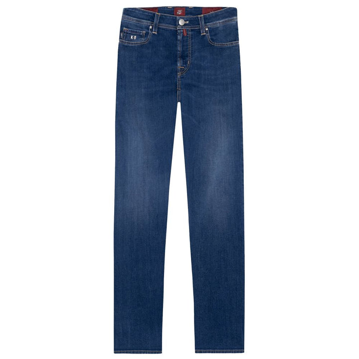 Tramarossa Blue Cotton Jeans & Pant