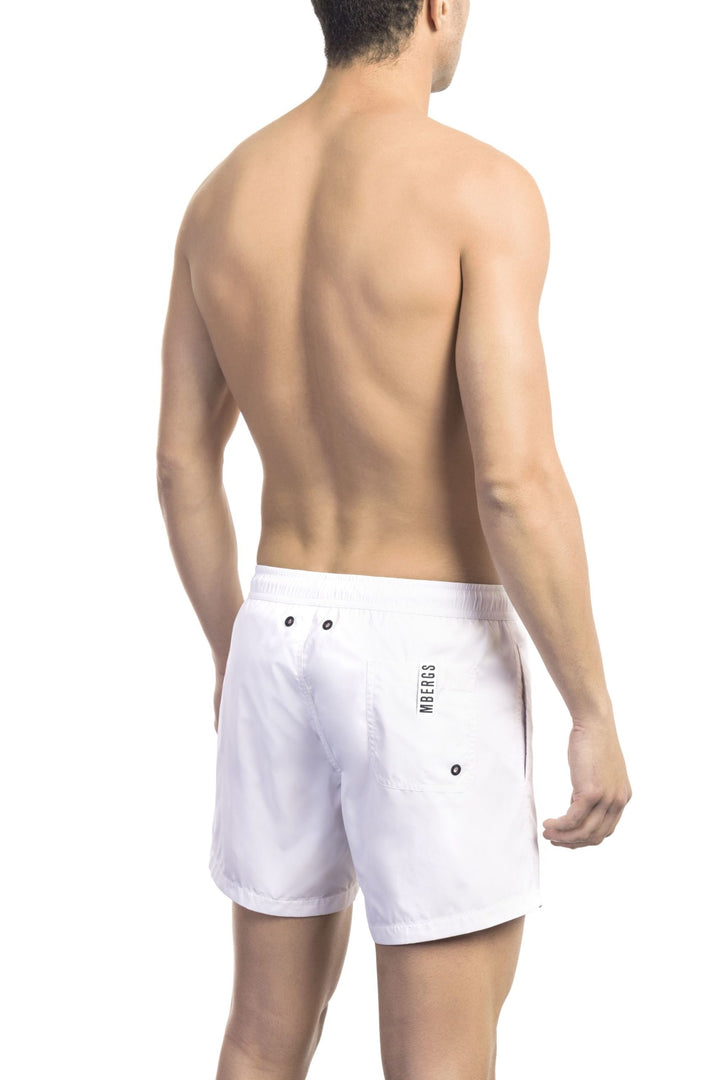 Bikkembergs White Polyamide Swimwear