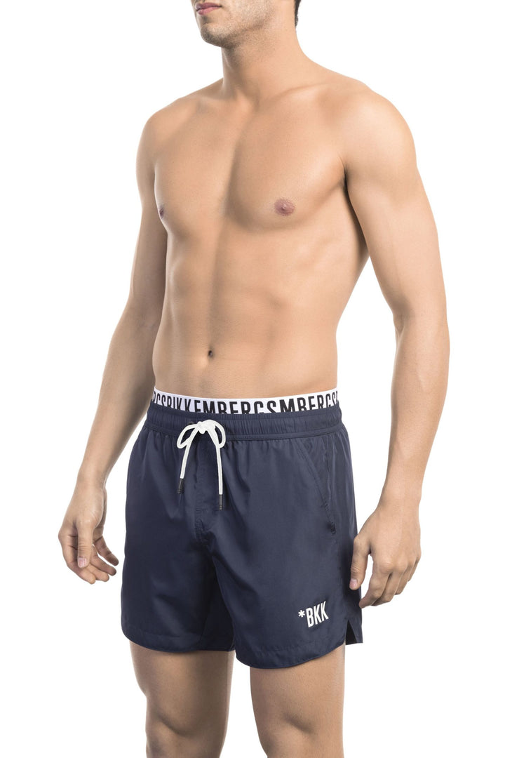 Bikkembergs Light-blue Polyester Swimwear