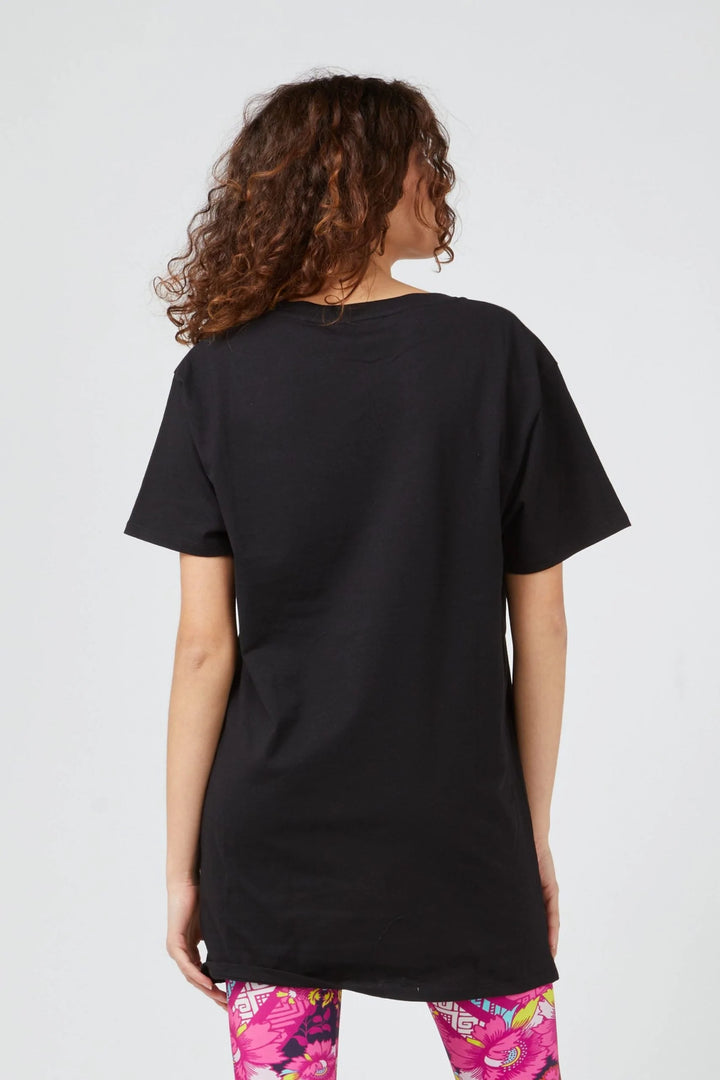 Custo Barcelona Black Cotton Tops & T-Shirt Black, Custo Barcelona, feed-1, M, S, Tops & T-Shirts - Women - Clothing at SEYMAYKA