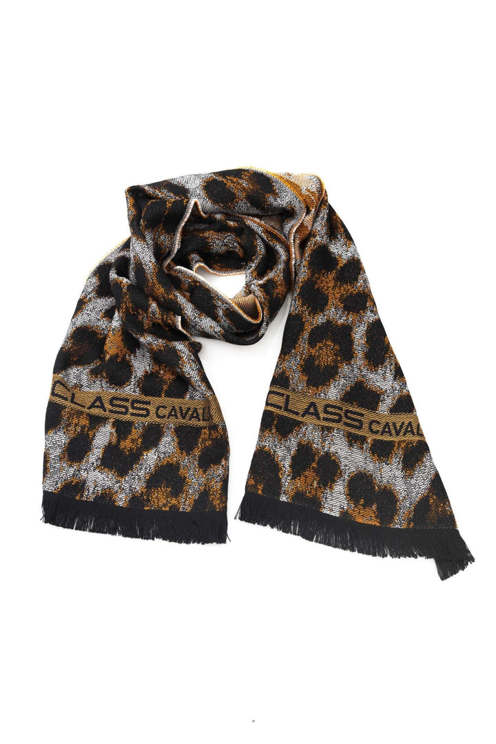 Cavalli Class Brown Wool Scarf #men, Brown, Cavalli Class, feed-1, Scarves - Men - Accessories at SEYMAYKA