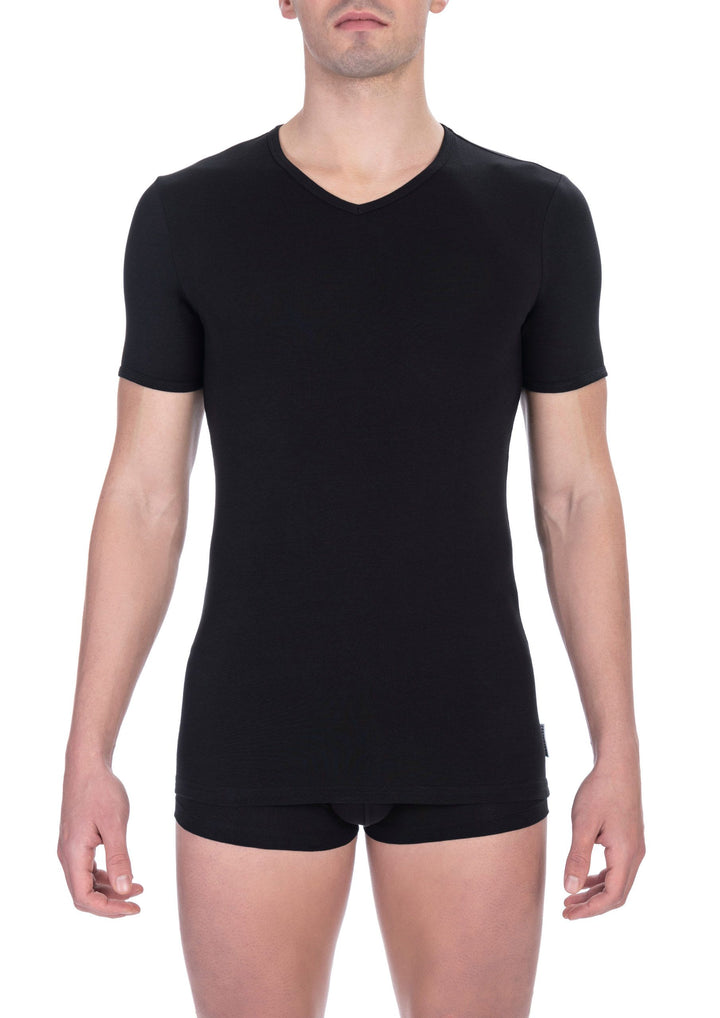 Bikkembergs Black Cotton T-Shirt