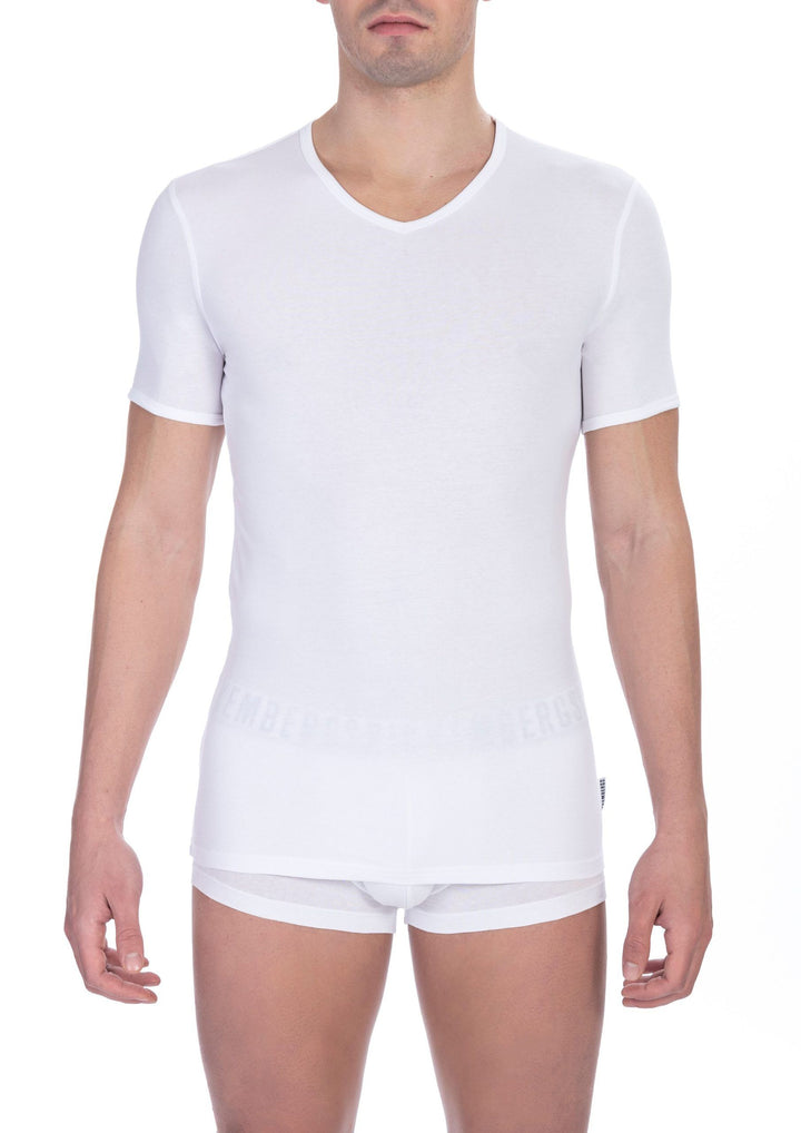 Bikkembergs White Cotton T-Shirt