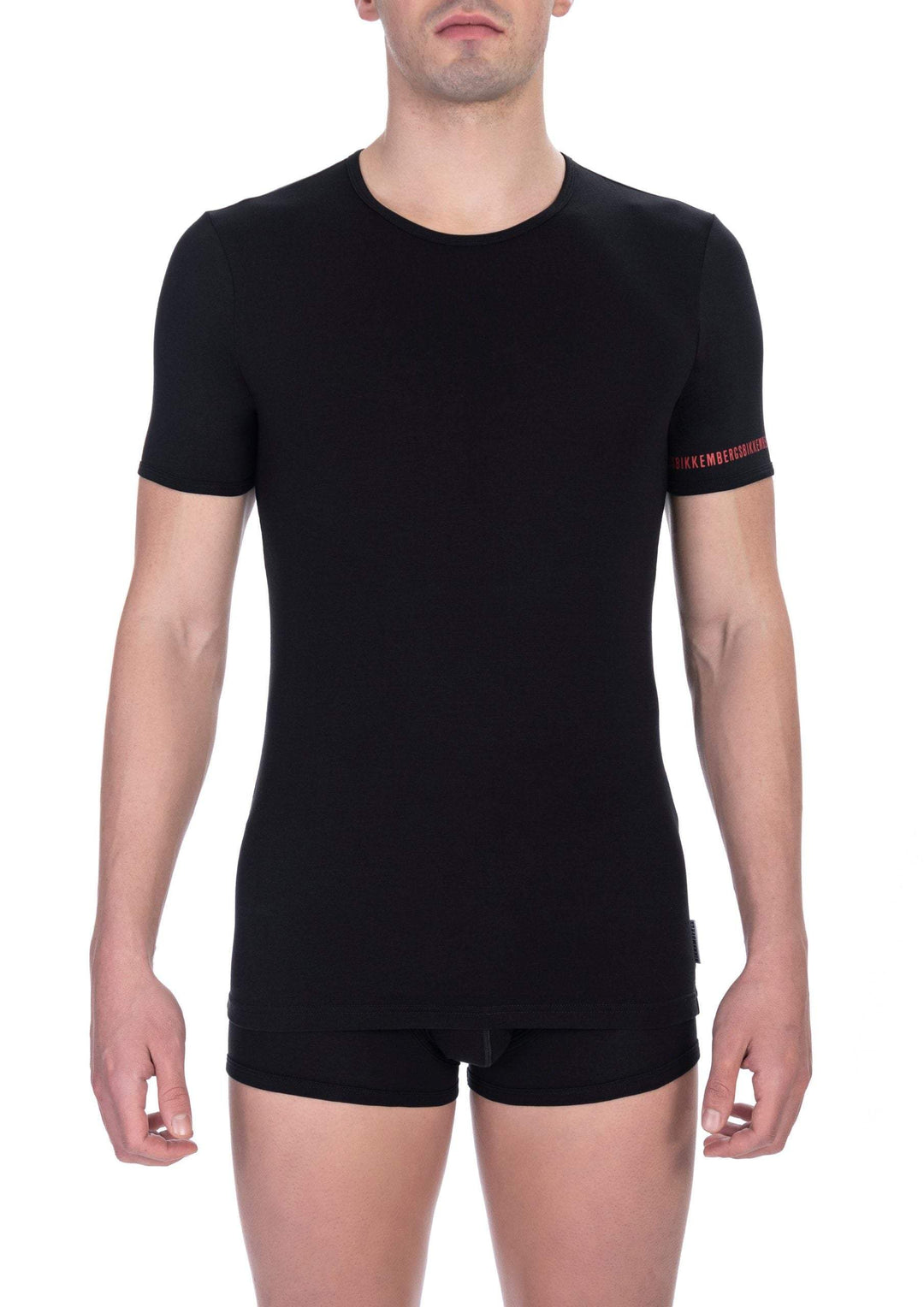 Bikkembergs Black Cotton T-Shirt #men, Bikkembergs, Black, feed-1, L, M, S, T-Shirts - Men - Clothing, XL, XXL at SEYMAYKA