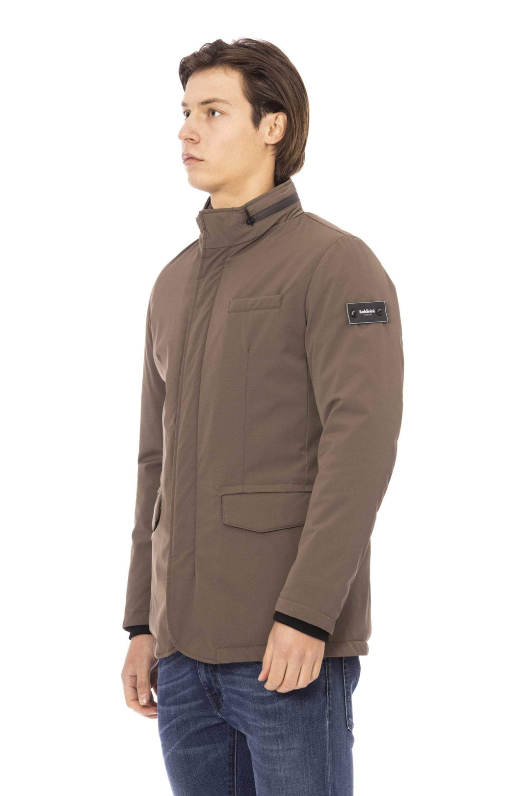 Baldinini Trend Beige Polyester Jacket #men, 3XL, Baldinini Trend, Beige, feed-1, Jackets - Men - Clothing, L, M, S, XL, XXL at SEYMAYKA