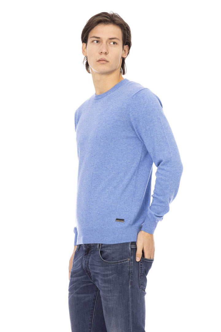 Baldinini Trend Light-blue Wool Sweater #men, Baldinini Trend, feed-1, L, Light-blue, M, Sweaters - Men - Clothing, XL at SEYMAYKA