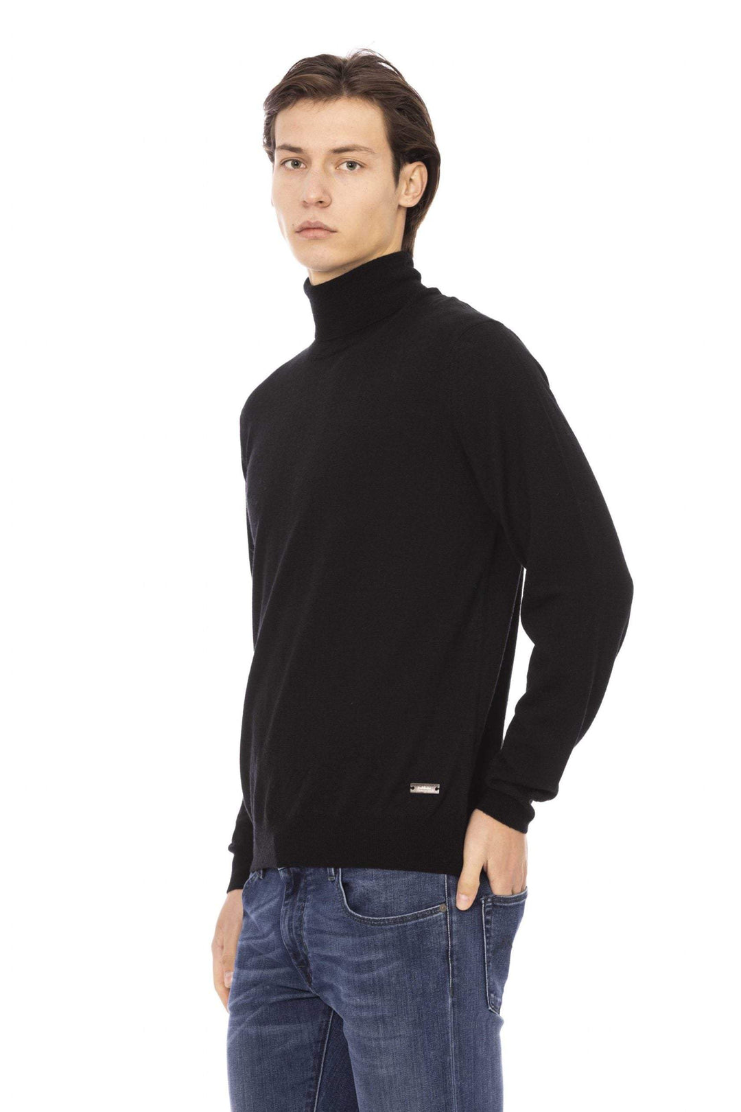 Baldinini Trend Black Sweater #men, Baldinini Trend, Black, feed-1, L, M, S, Sweaters - Men - Clothing, XL, XXL at SEYMAYKA