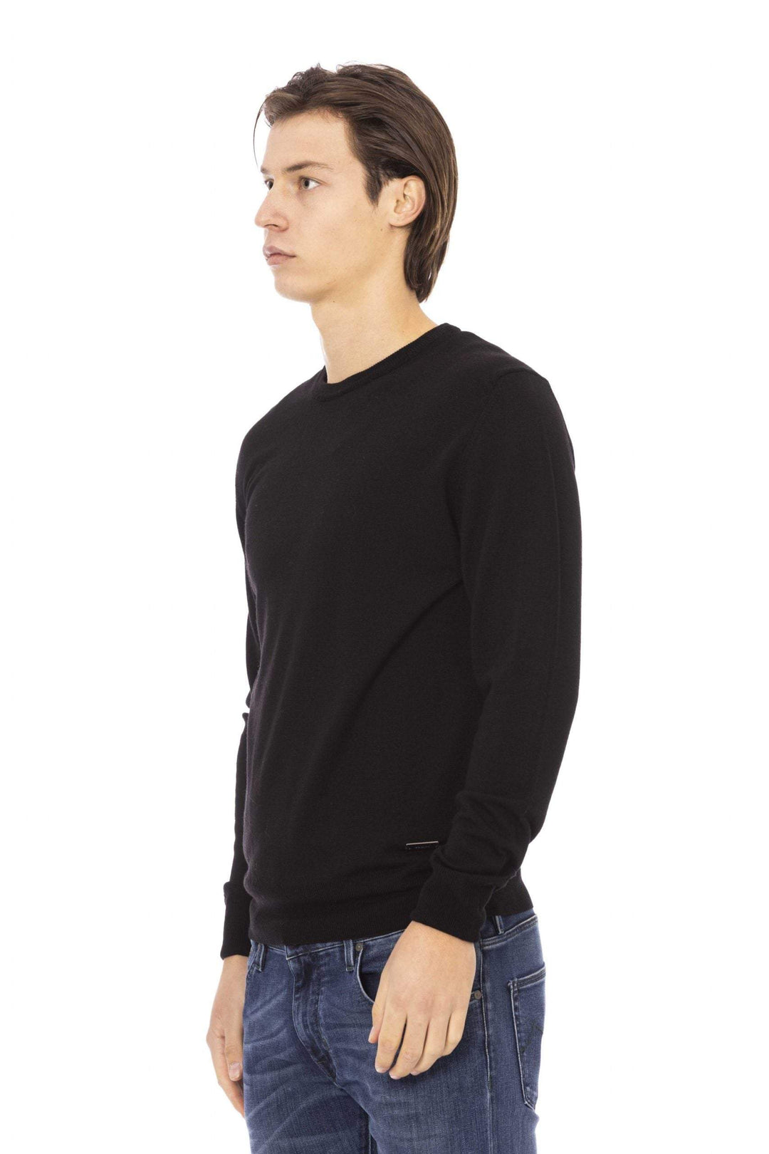 Baldinini Trend Black Sweater #men, Baldinini Trend, Black, feed-1, L, M, S, Sweaters - Men - Clothing, XL, XXL at SEYMAYKA