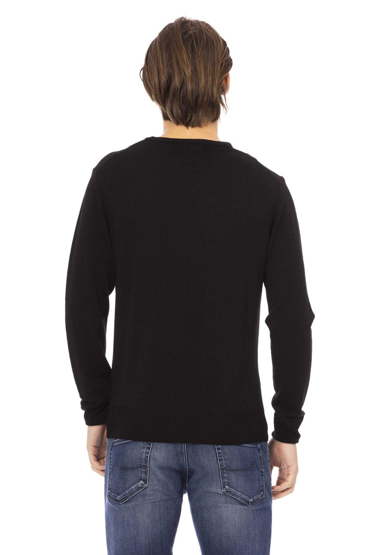 Baldinini Trend Black Sweater #men, Baldinini Trend, Black, feed-1, L, M, S, Sweaters - Men - Clothing, XL, XXL at SEYMAYKA