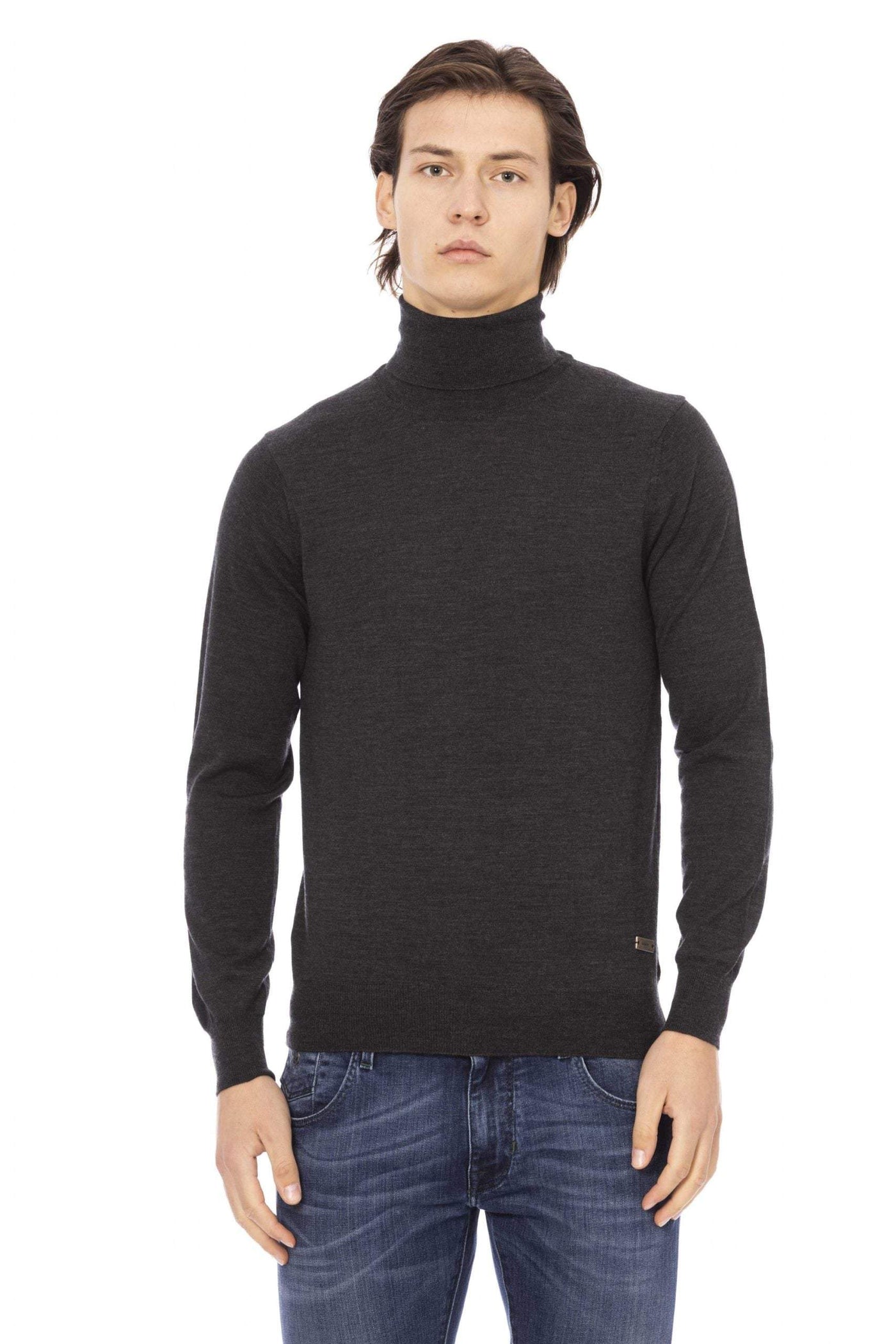 Baldinini Trend Gray Sweater #men, Baldinini Trend, feed-1, Gray, S, Sweaters - Men - Clothing at SEYMAYKA