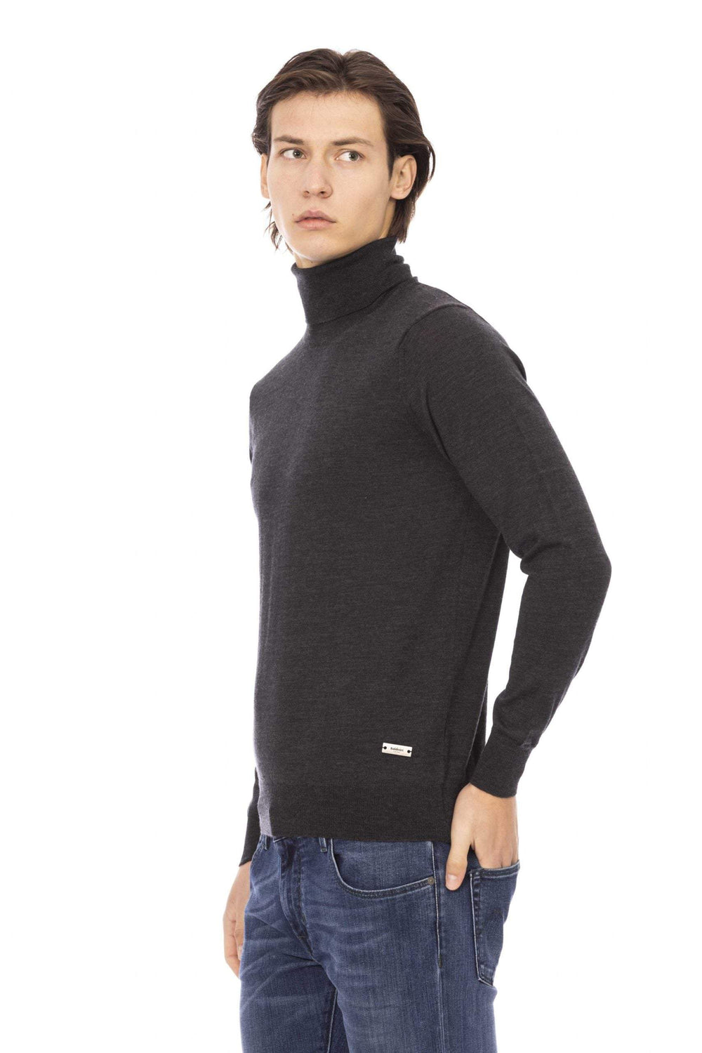 Baldinini Trend Gray Sweater #men, Baldinini Trend, feed-1, Gray, S, Sweaters - Men - Clothing at SEYMAYKA