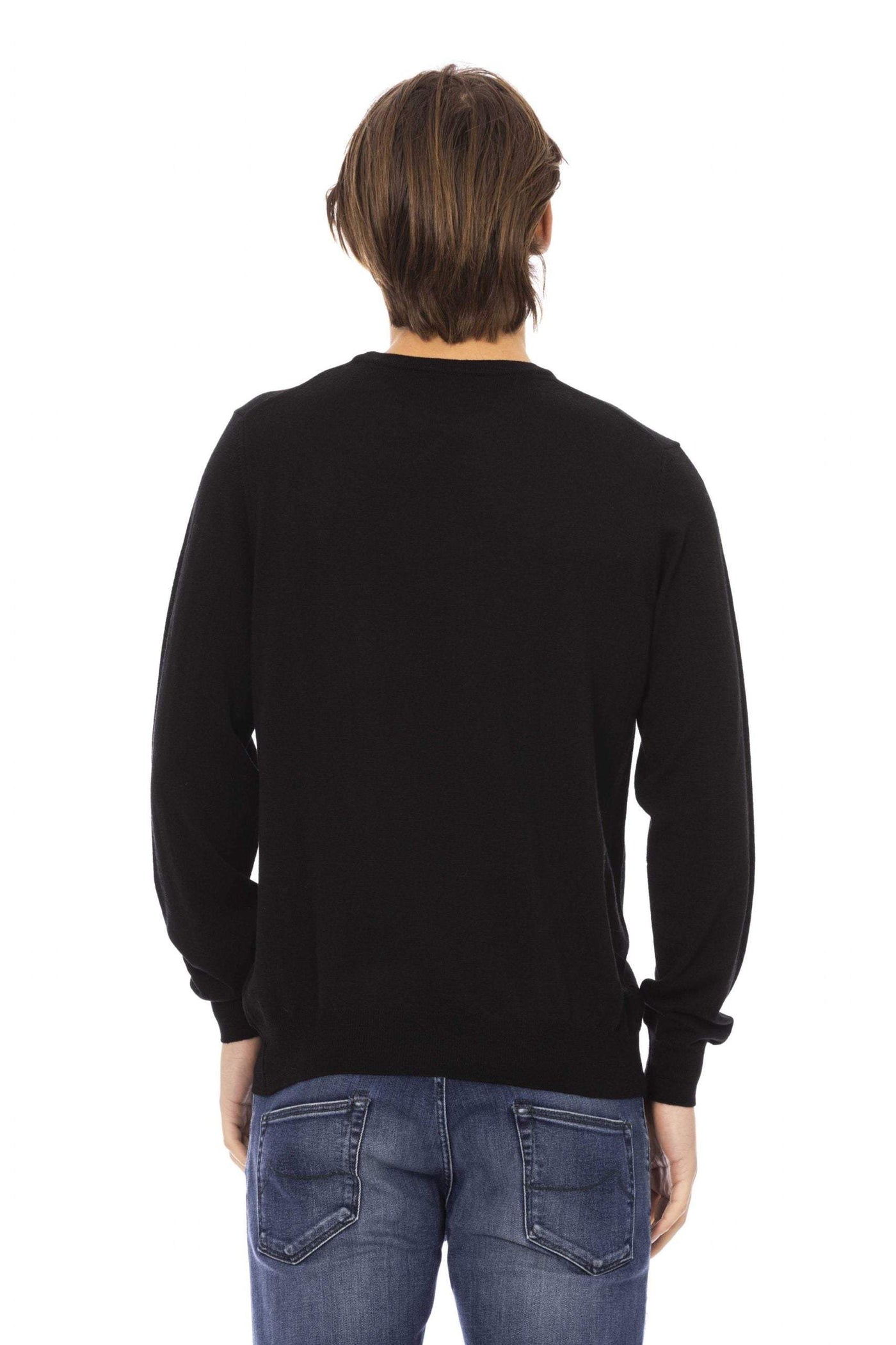 Baldinini Trend Black Sweater #men, Baldinini Trend, Black, feed-1, L, M, Sweaters - Men - Clothing, XL at SEYMAYKA