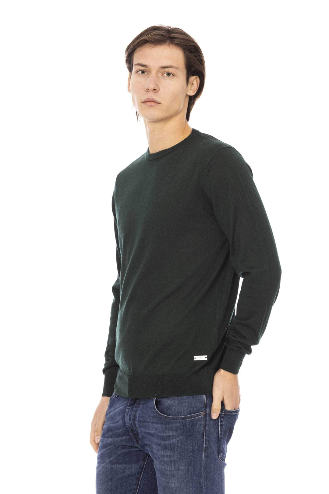 Baldinini Trend Green Sweater #men, Baldinini Trend, feed-1, Green, L, S, Sweaters - Men - Clothing, XL at SEYMAYKA