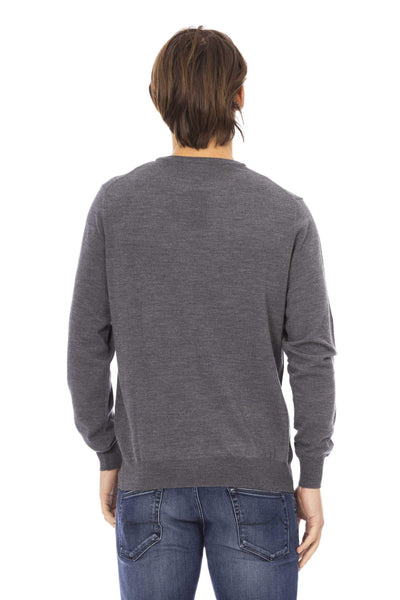 Baldinini Trend Gray Sweater #men, Baldinini Trend, feed-1, Gray, L, M, Sweaters - Men - Clothing, XL at SEYMAYKA