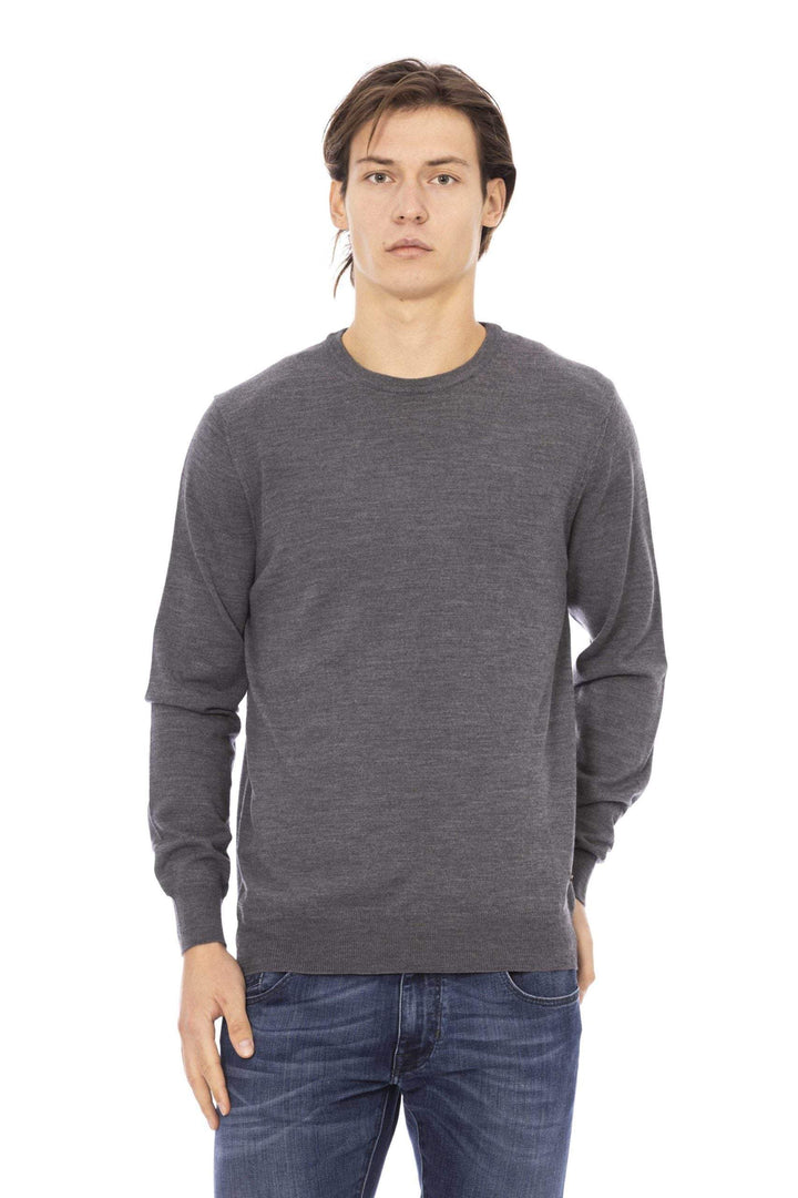 Baldinini Trend Gray Sweater #men, Baldinini Trend, feed-1, Gray, L, M, Sweaters - Men - Clothing, XL at SEYMAYKA