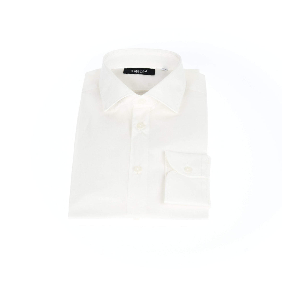 Baldinini Trend White Viscose Shirt #men, Baldinini Trend, feed-1, IT38 | XS, IT39 | S, IT40 | M, IT41 | L, IT42 | XL, IT43 | 2XL, IT44 | 3XL, Shirts - Men - Clothing, White at SEYMAYKA