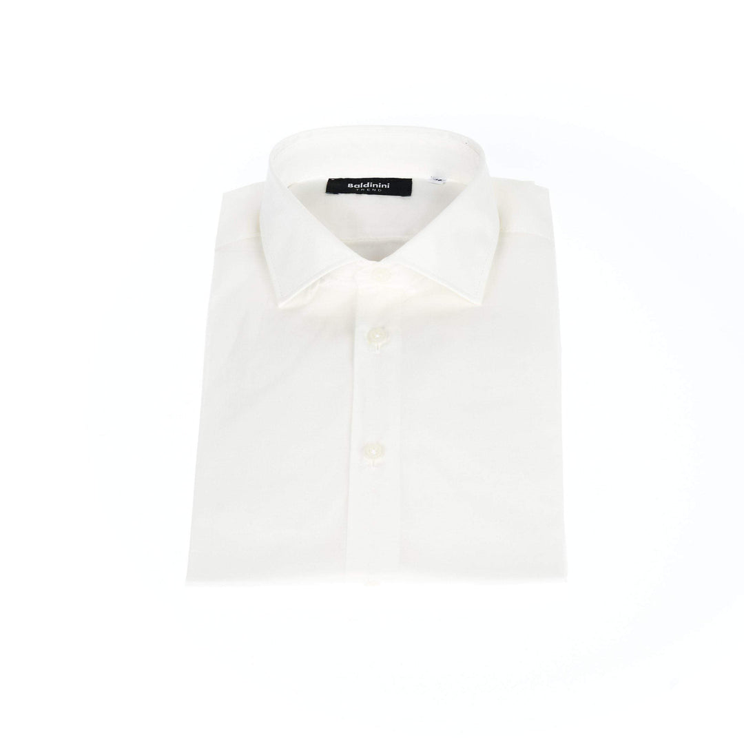 Baldinini Trend White Viscose Shirt #men, Baldinini Trend, feed-1, IT38 | XS, IT39 | S, IT40 | M, IT41 | L, IT42 | XL, IT43 | 2XL, IT44 | 3XL, Shirts - Men - Clothing, White at SEYMAYKA