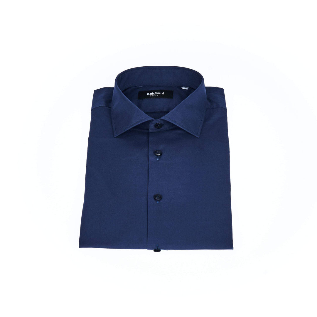 Baldinini Trend Blue Cotton Shirt #men, Baldinini Trend, Blue, feed-1, IT39 | S, IT40 | M, IT41 | L, IT42 | XL, IT43 | 2XL, IT44 | 3XL, Shirts - Men - Clothing at SEYMAYKA