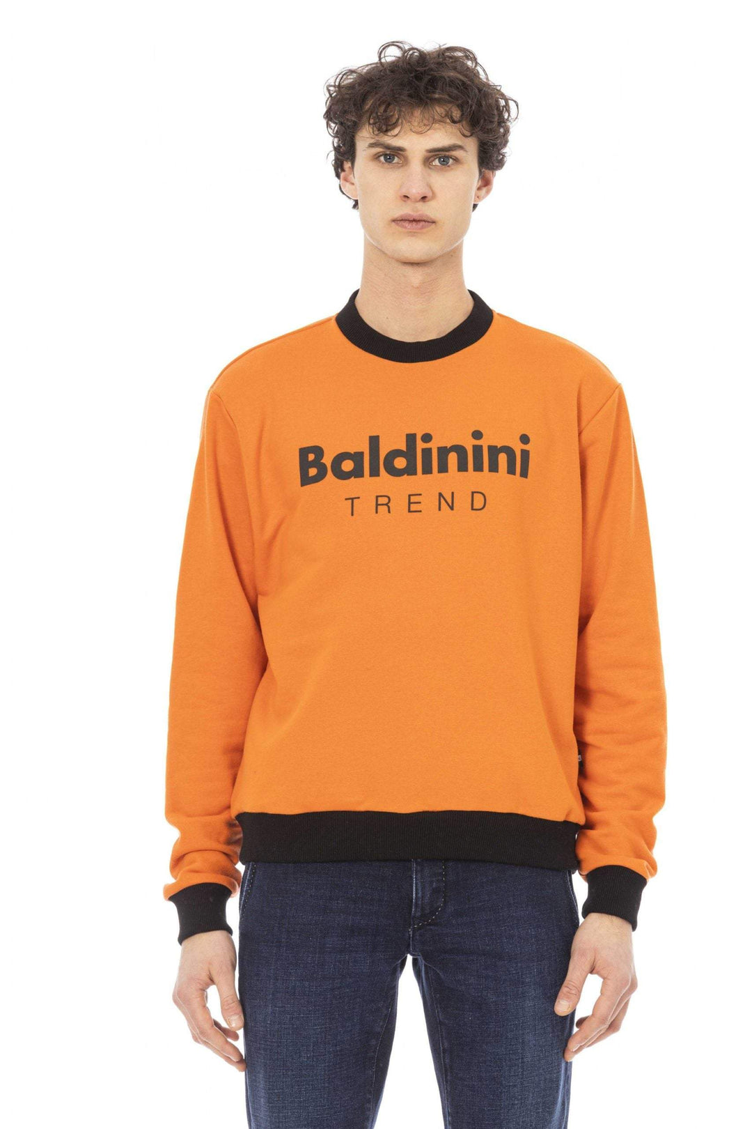 Baldinini Trend Orange Cotton Sweater #men, Baldinini Trend, feed-1, L, M, Orange, S, Sweaters - Men - Clothing, XL, XXL at SEYMAYKA