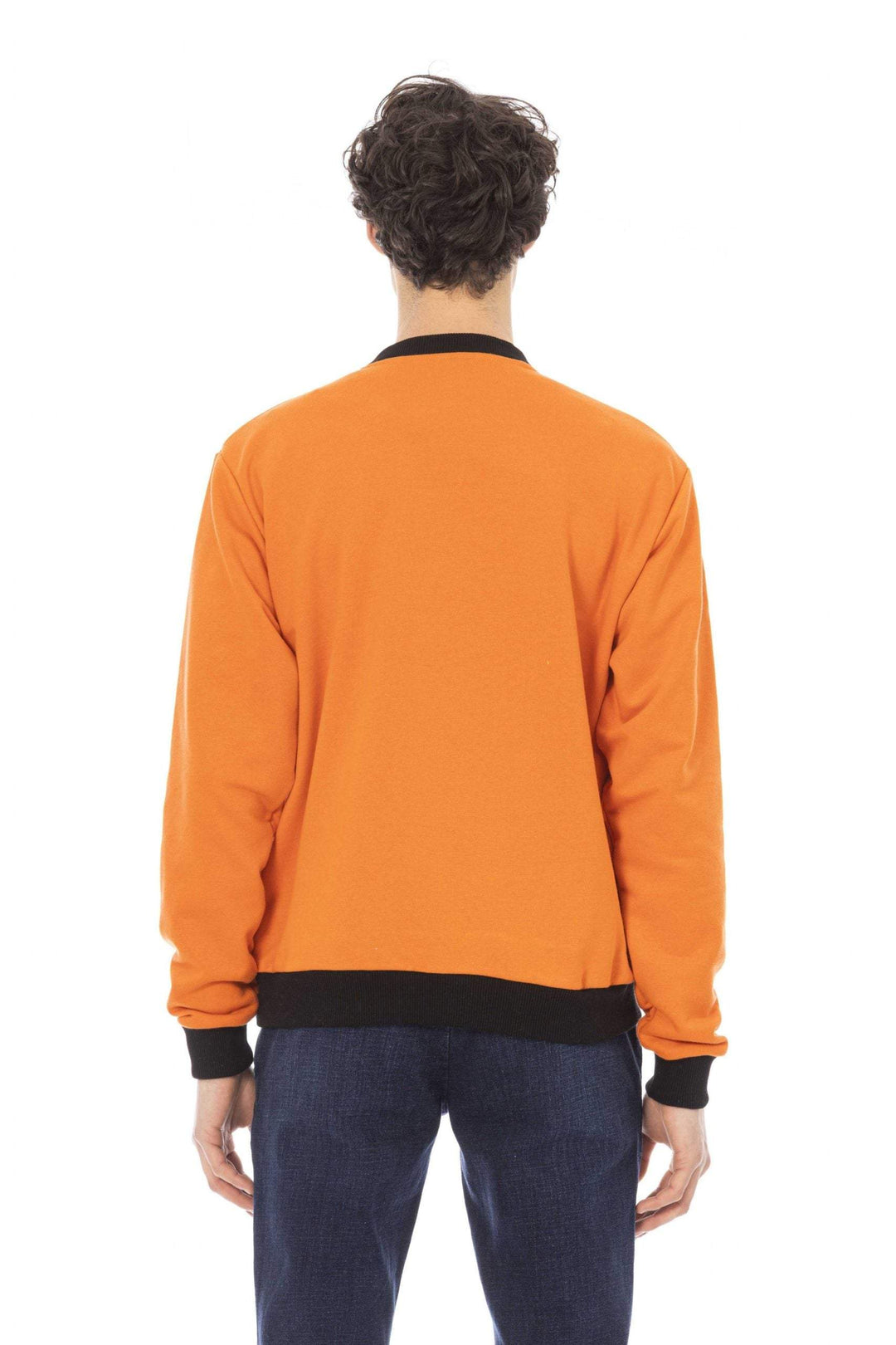 Baldinini Trend Orange Cotton Sweater #men, Baldinini Trend, feed-1, L, M, Orange, S, Sweaters - Men - Clothing, XL, XXL at SEYMAYKA