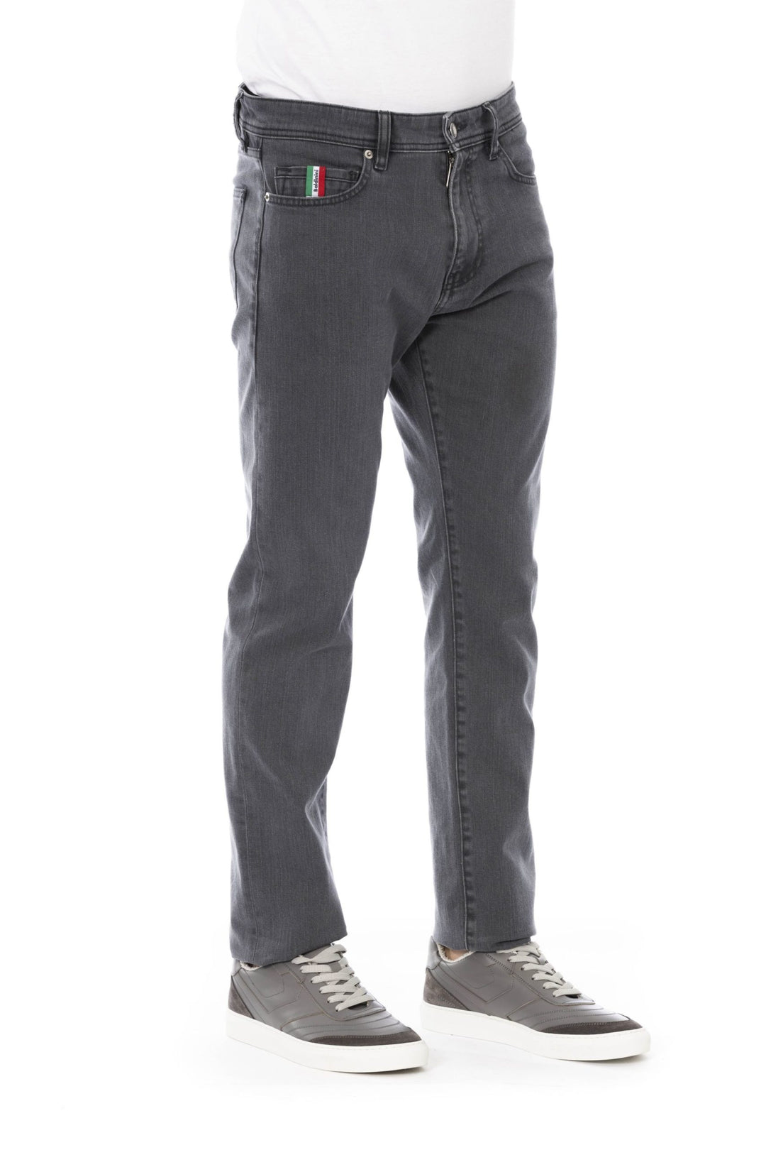 Baldinini Trend Gray Cotton Jeans & Pant