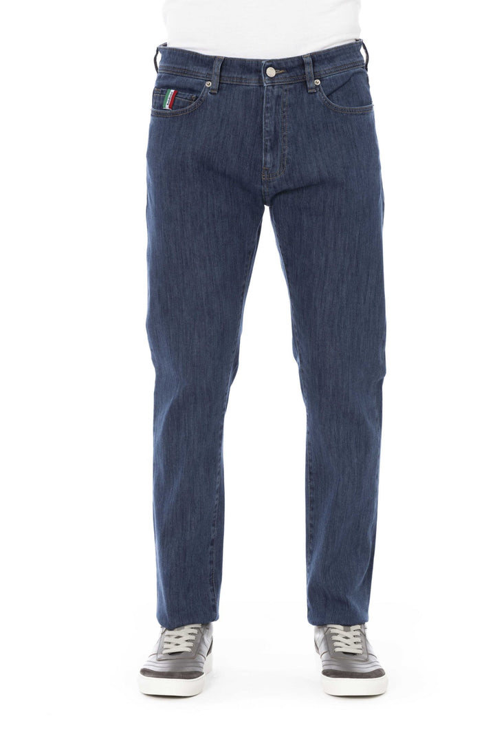 Baldinini Trend Blue Cotton Jeans & Pant