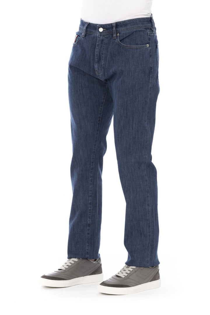 Baldinini Trend Blue Cotton Jeans & Pant