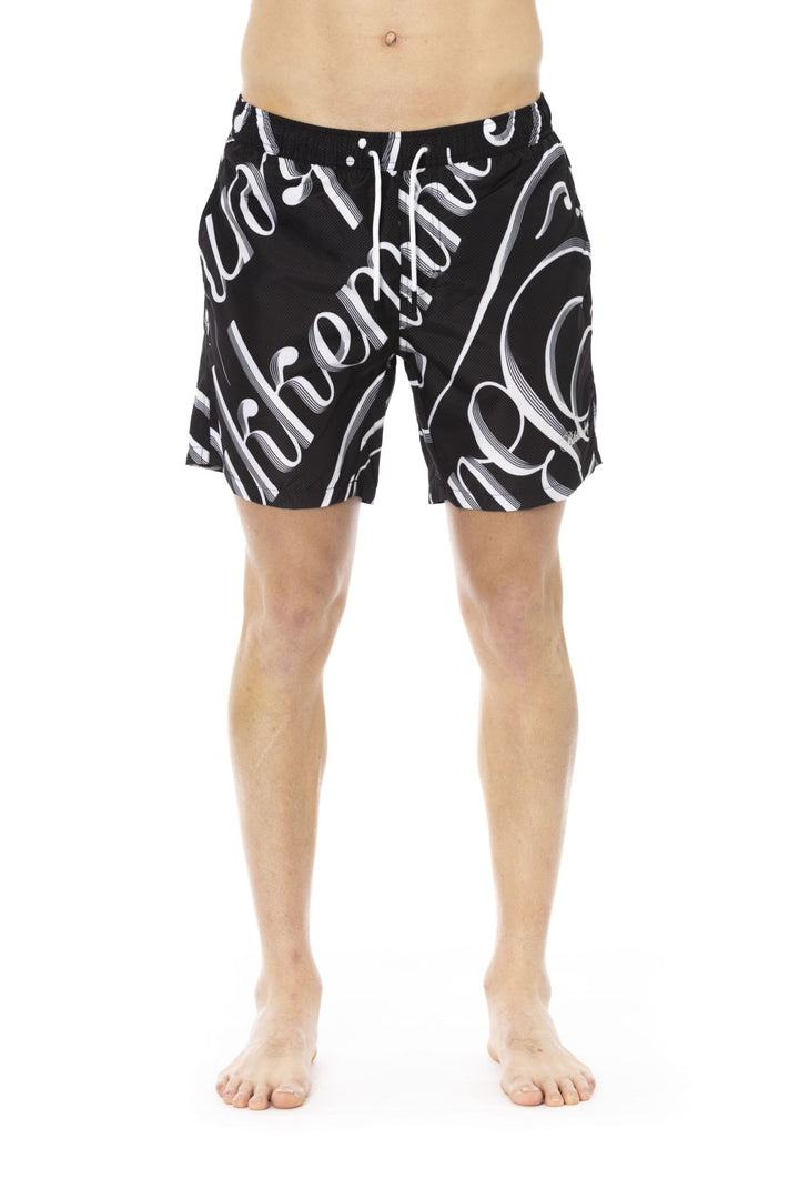 Bikkembergs Black Polyester Swimwear