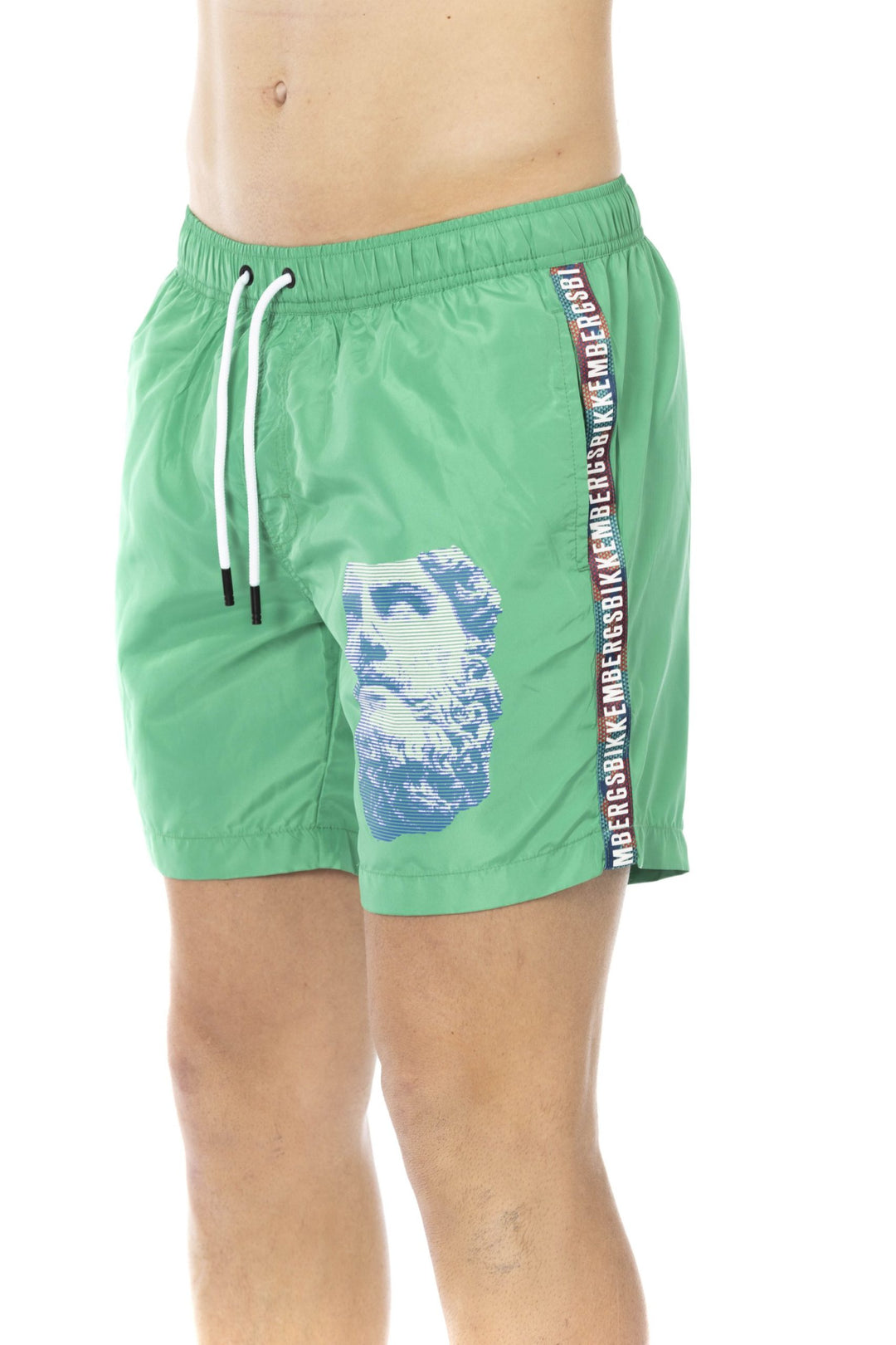 Bikkembergs Green Polyester Swimwear