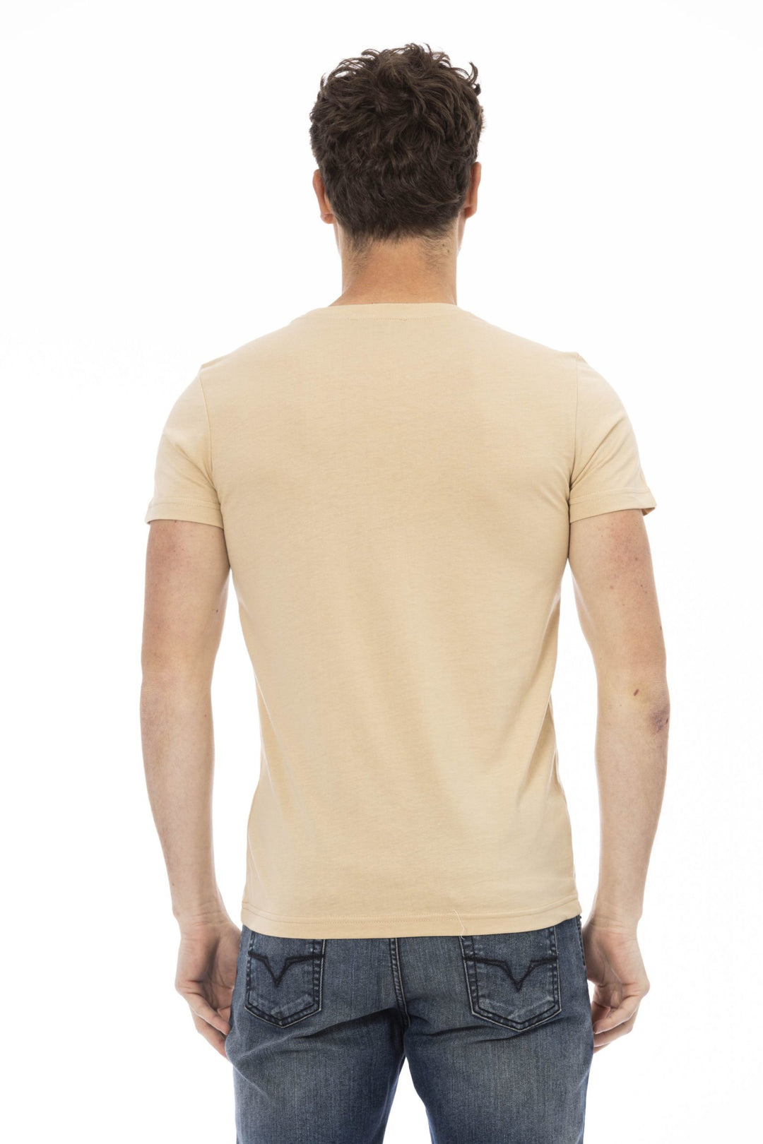 Trussardi Action Beige Cotton T-Shirt