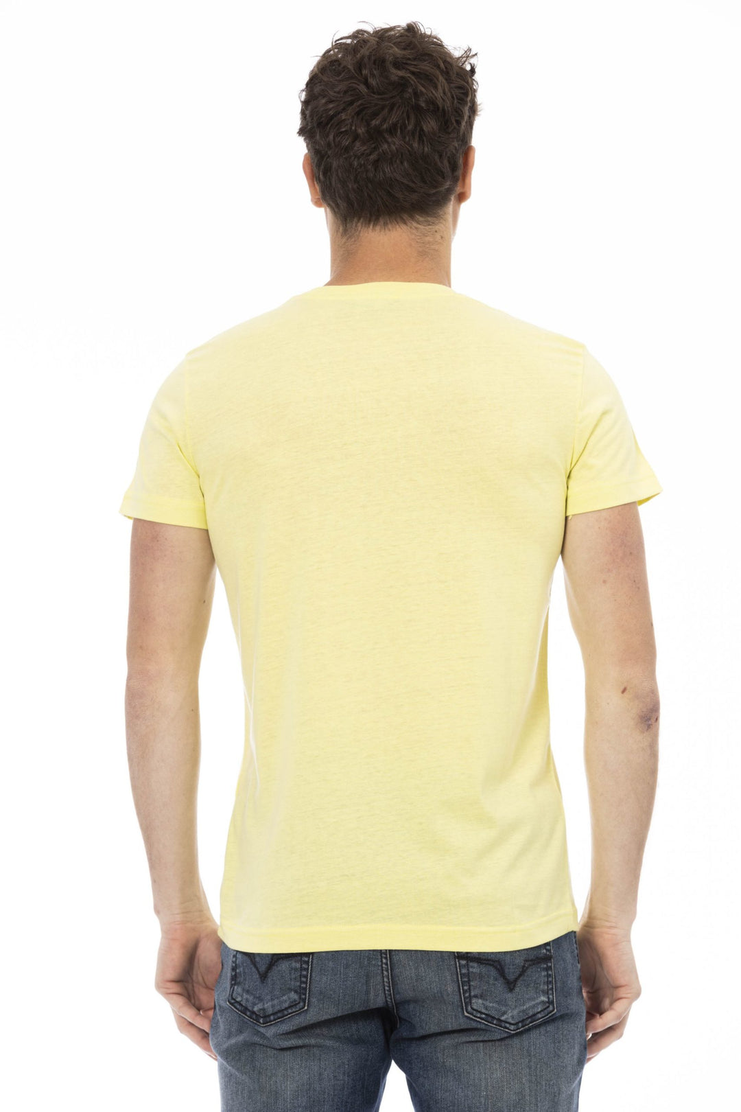 Trussardi Action Yellow Cotton T-Shirt