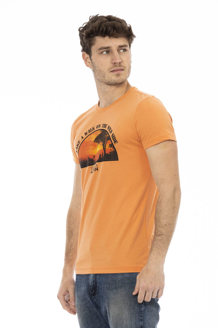 Trussardi Action Orange Cotton T-Shirt