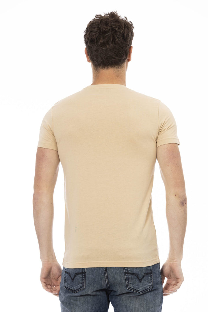 Trussardi Action Beige Cotton T-Shirt