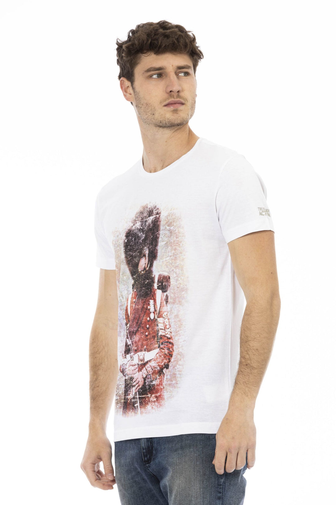 Trussardi Action White Cotton T-Shirt