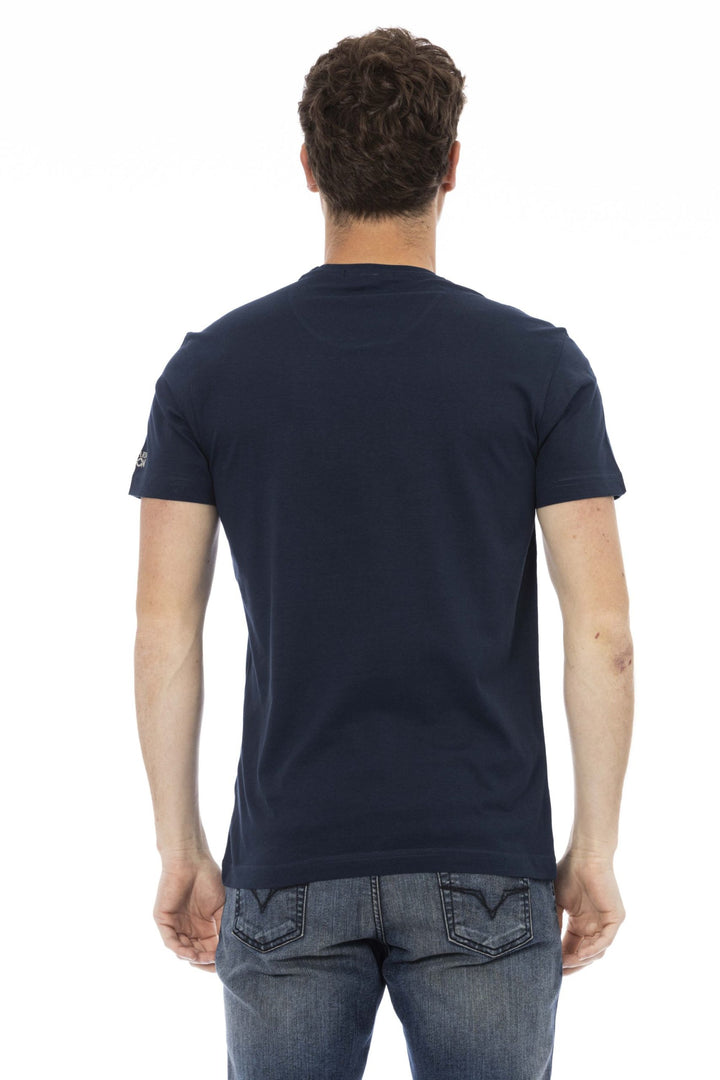 Trussardi Action Blue Cotton T-Shirt