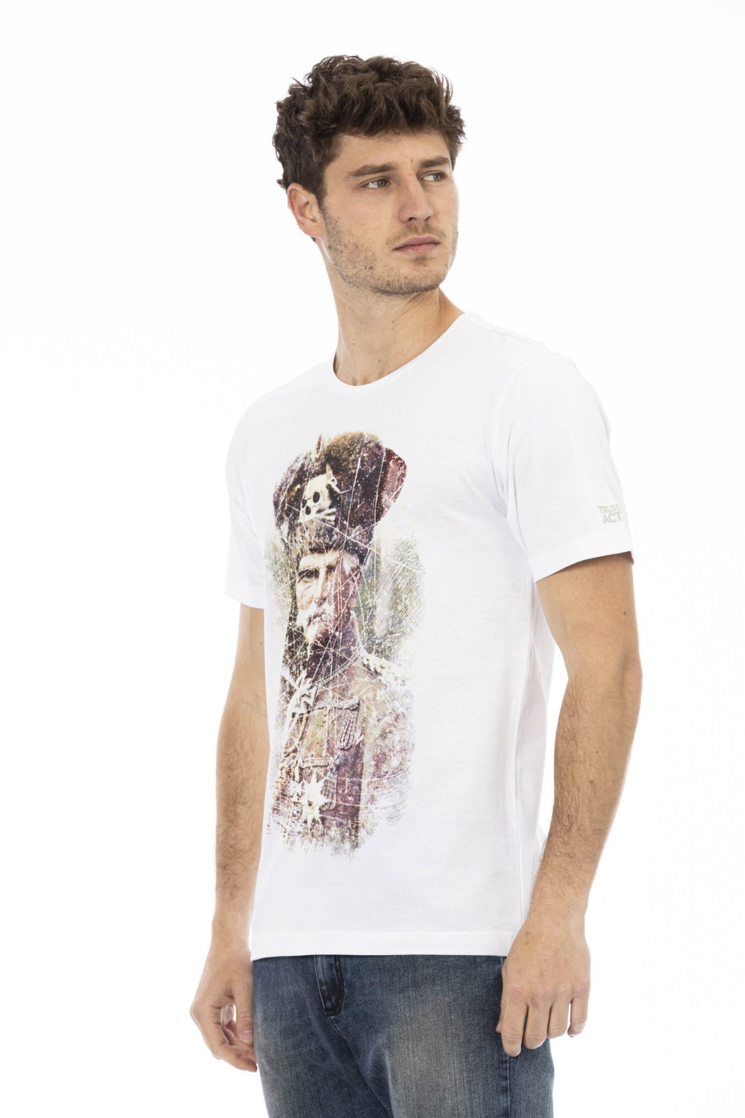 Trussardi Action White Cotton T-Shirt