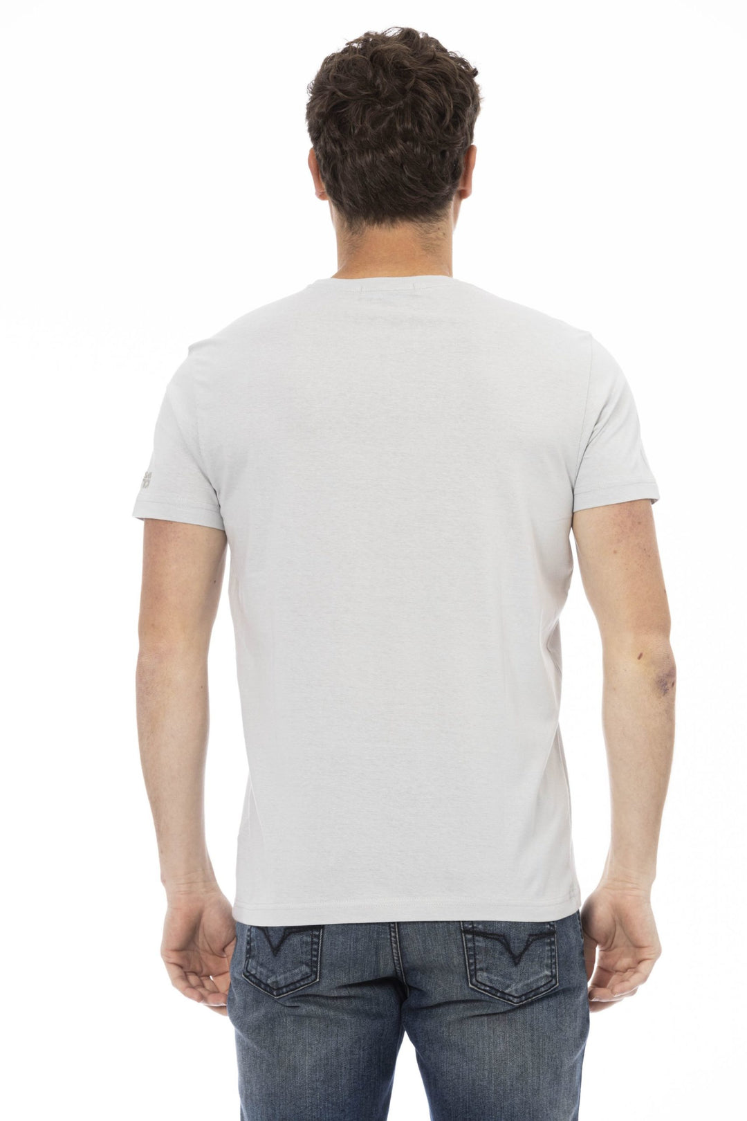 Trussardi Action Gray Cotton T-Shirt