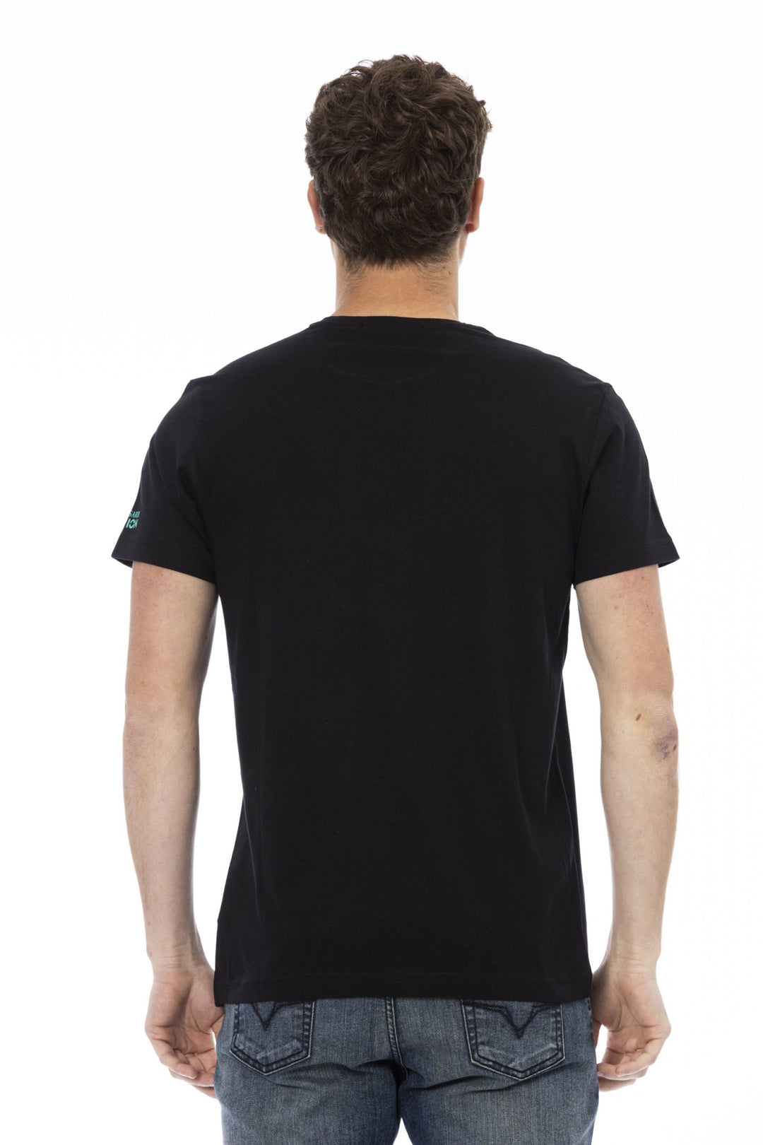 Trussardi Action Black Cotton T-Shirt