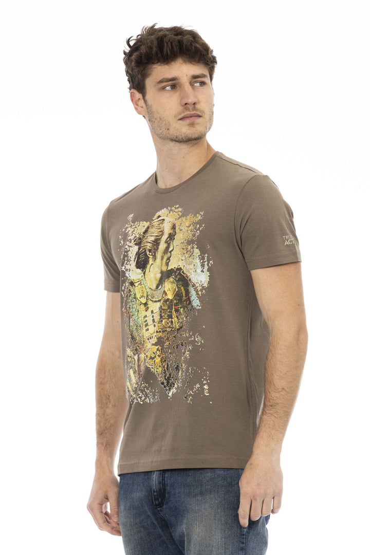 Trussardi Action Brown Cotton T-Shirt