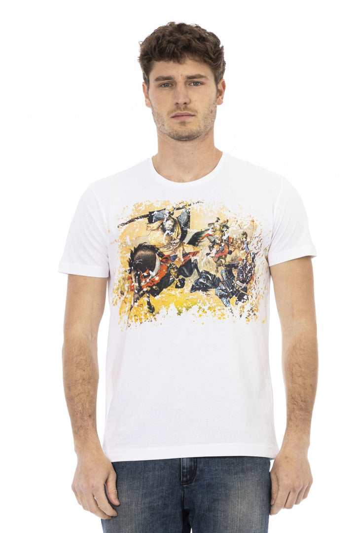 Trussardi Action White Cotton T-Shirt