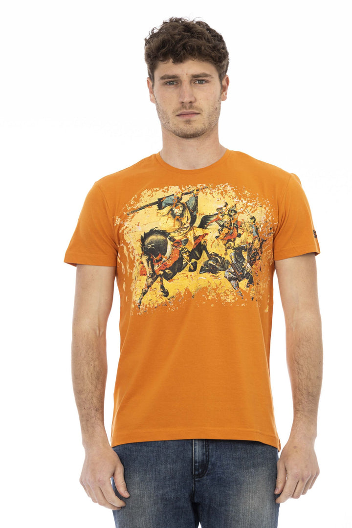 Trussardi Action Orange Cotton T-Shirt