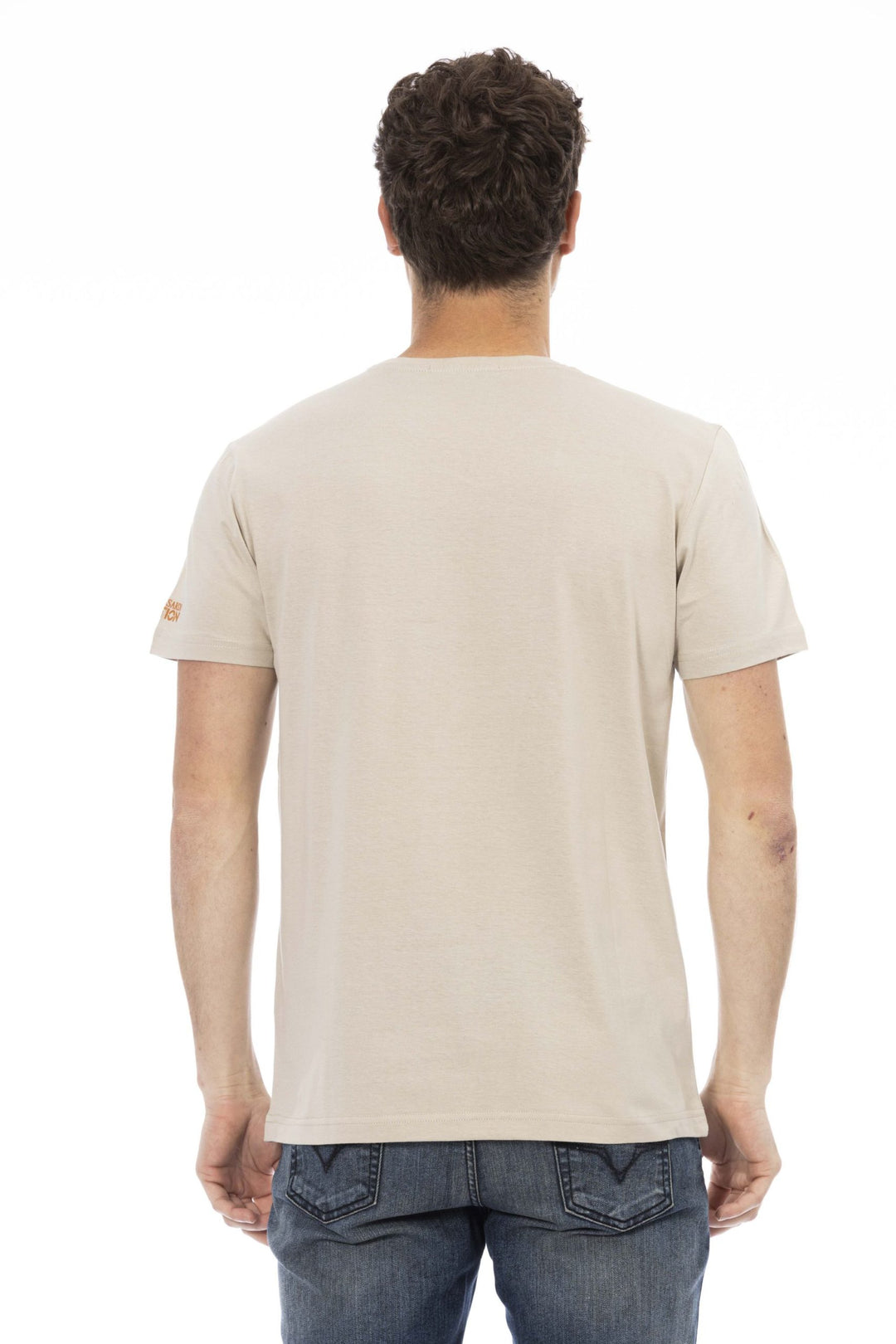 Trussardi Action Beige Cotton T-Shirt